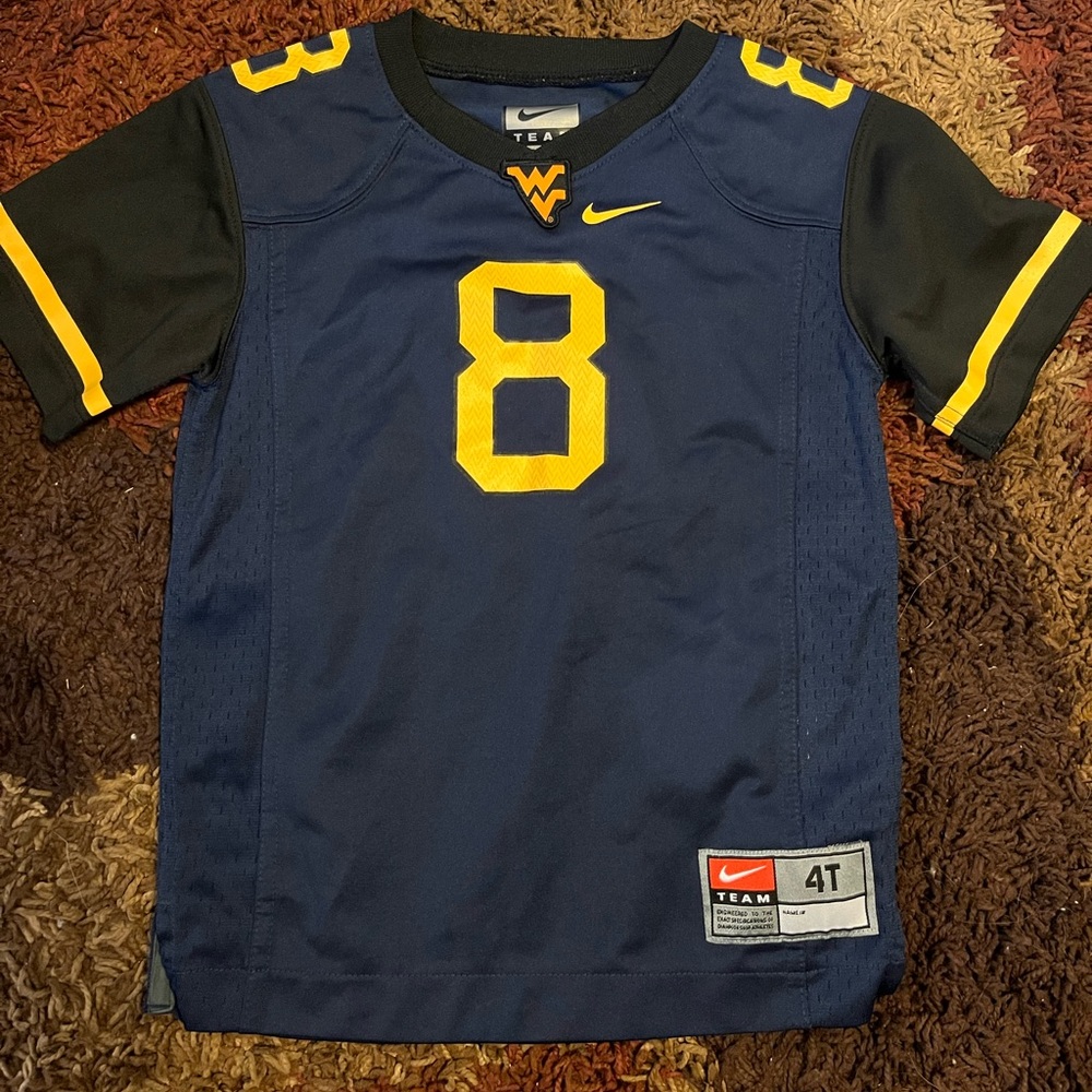Nike WVU jersey 4T